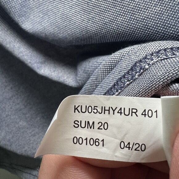 Michael Kors Crew Neck Pullover Sweater Mens Size L Large Blue Long Sleeve MK - Picture 6 of 8